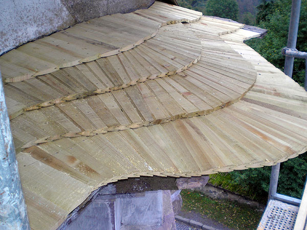 Banska Štiavnica Piarska brána - drevený šindeľ